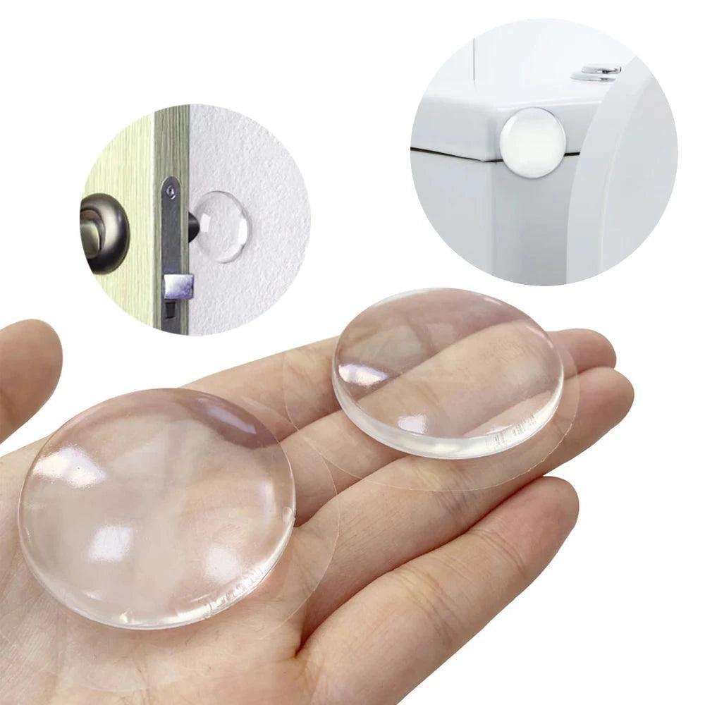 Round Transparent Soft Silicone Non-slip Door Stopper - Fabulous Corner