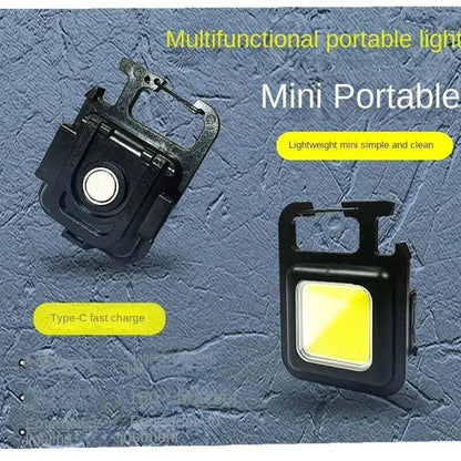 Multifunctional Mini LED Flashlight Keychain - Fabulous Corner