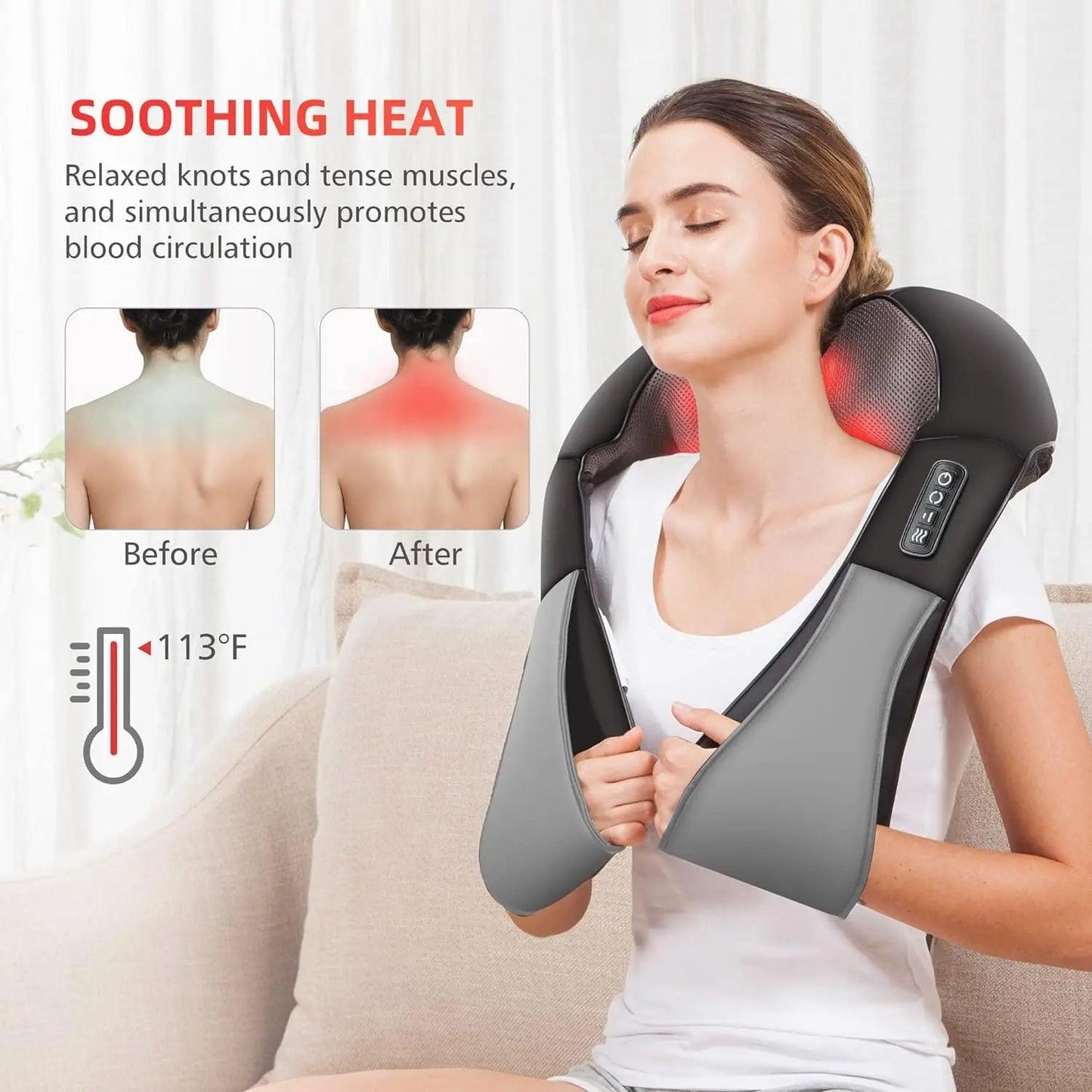 Shiatsu Neck And Back Massager - Fabulous Corner