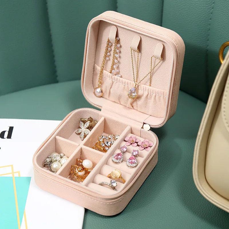 Portable Mini Jewelry Storage Box - Fabulous Corner