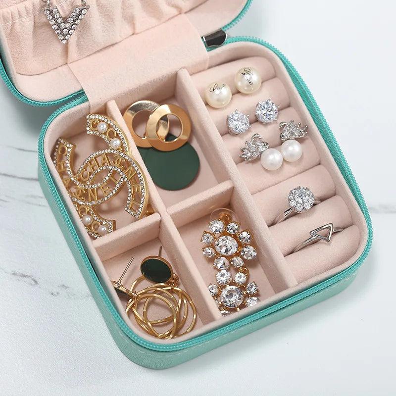 Portable Mini Jewelry Storage Box - Fabulous Corner