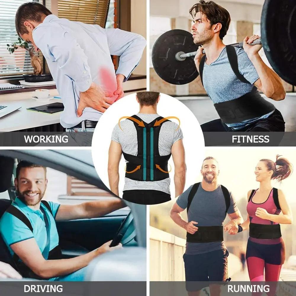 Posture Corrector Back Brace For Lumbar Support - Fabulous Corner