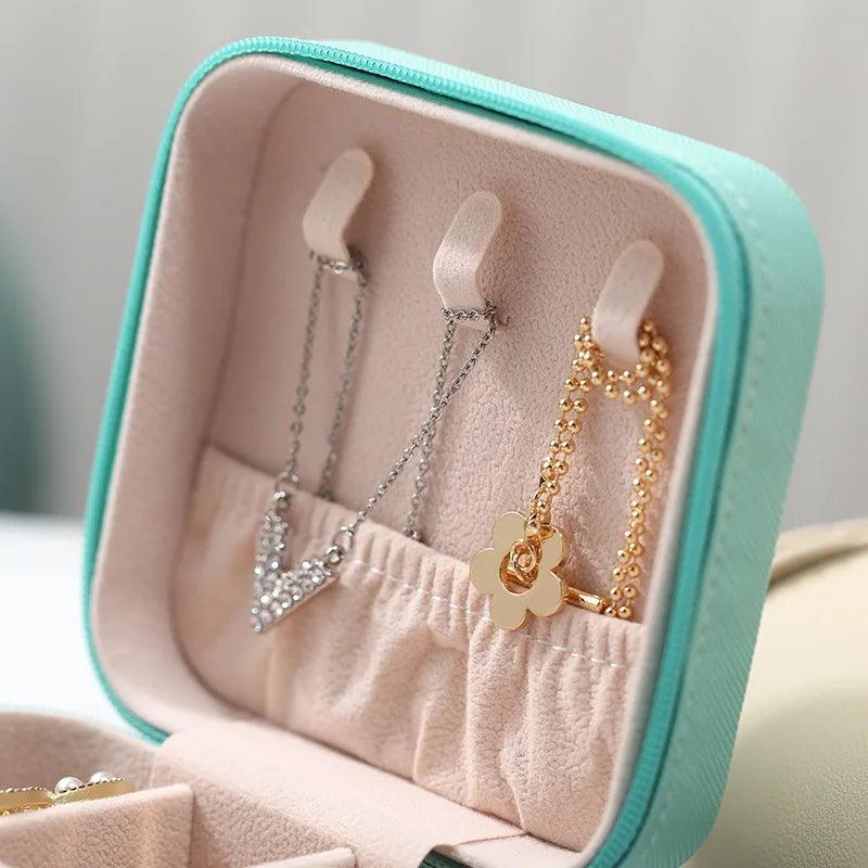 Portable Mini Jewelry Storage Box - Fabulous Corner