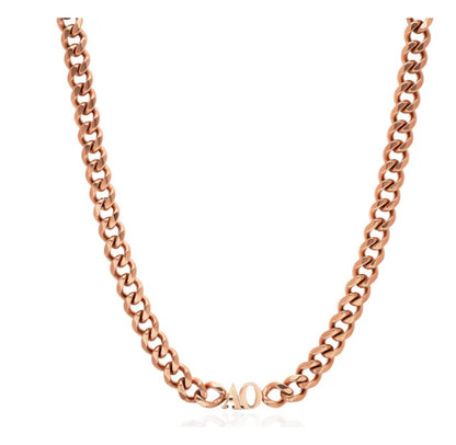 Custom Name Necklace Stainless Steel Cuban Chain Choker Gift