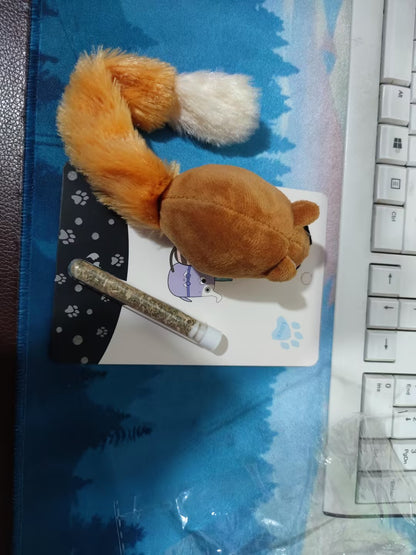 Interactive Long Tail Mouse Teaser Cat Toy Funny Pet Training