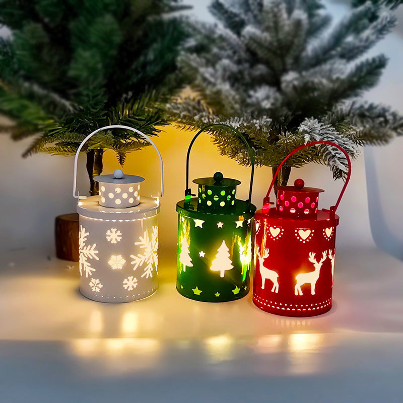 Christmas LED Candle Lanterns Nordic Style Electronic Holiday Decorations Lights
