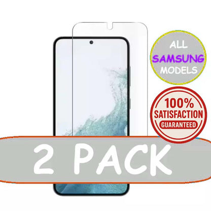 Fingerprint Tempered Glass Screen Protector - Hydrophobic Oleophobic Coating & Rounded Edges
