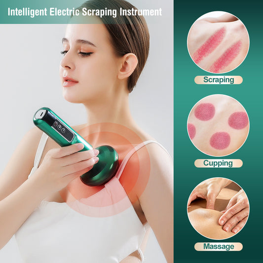 Electric Anti-Cellulite Vacuum Cupping Massager Slimming Gua Sha Cups