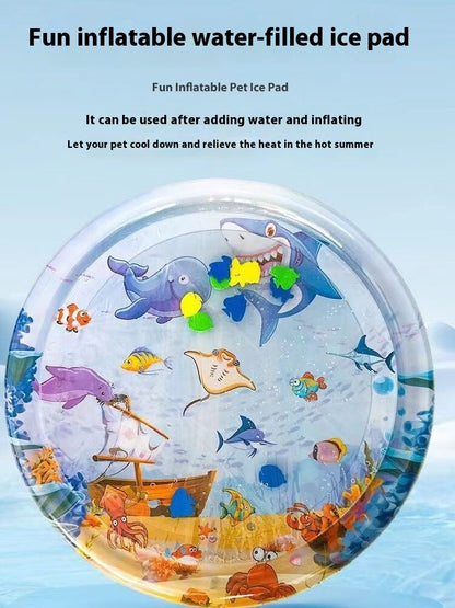 Cooling Pet Water Bed Ice Pad Dog Summer Sleeping Mat