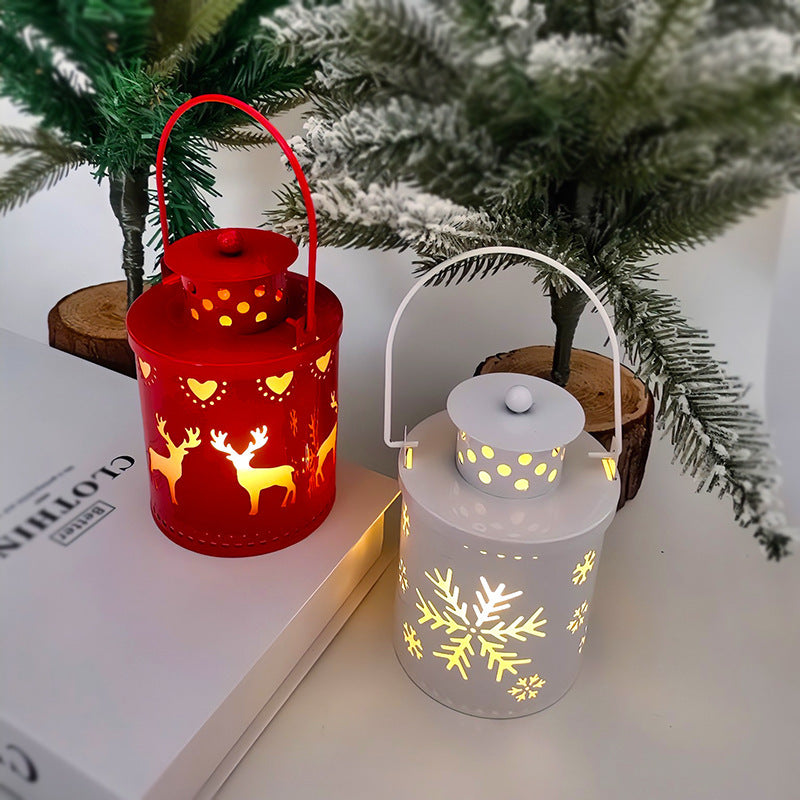 Christmas LED Candle Lanterns Nordic Style Electronic Holiday Decorations Lights