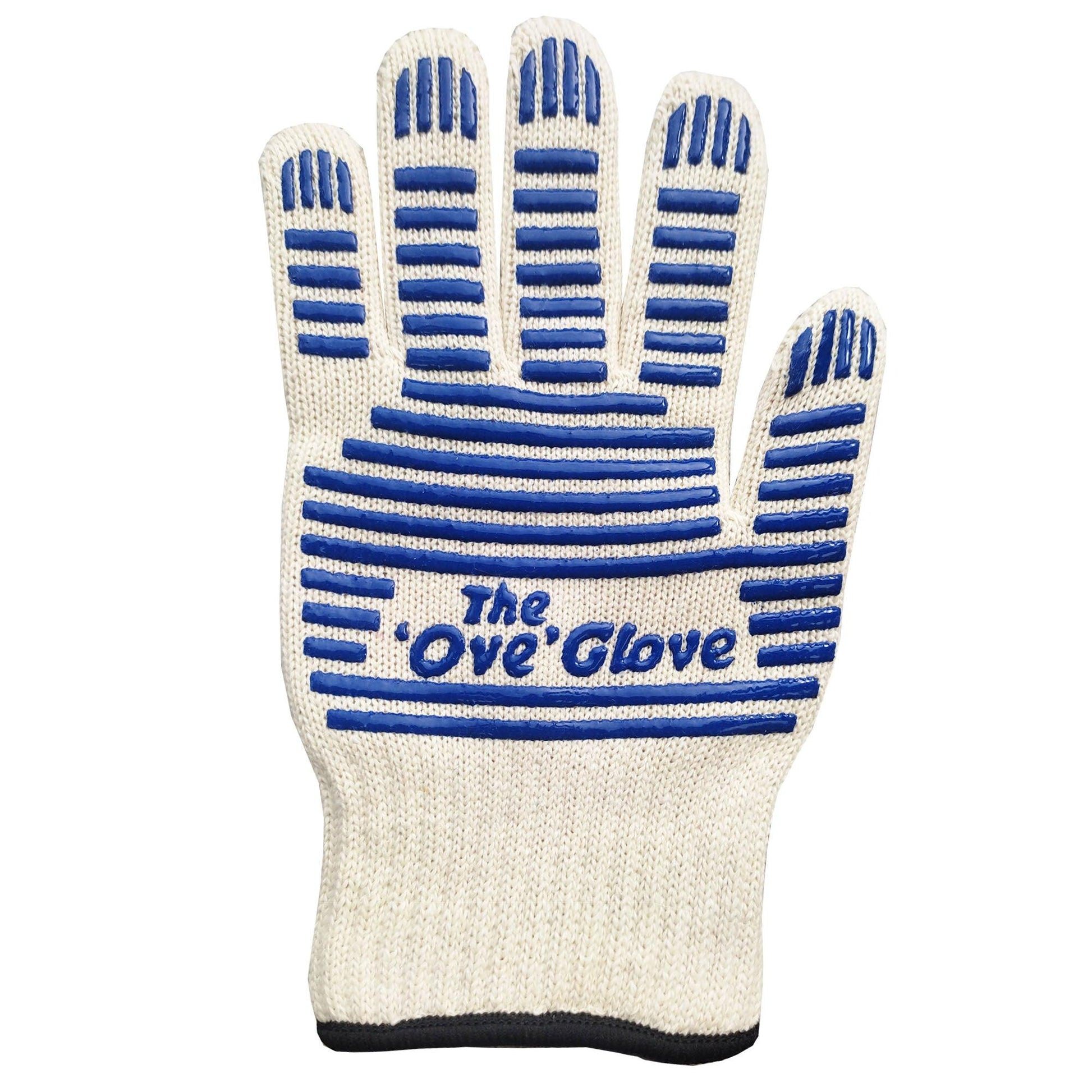 The Ove Glove Oven Mittens Heat Resistant Kitchen Microwave Handling Hot Surface Baking Grilling BBQ Cooking Fireplace Gloves - Fabulous Corner