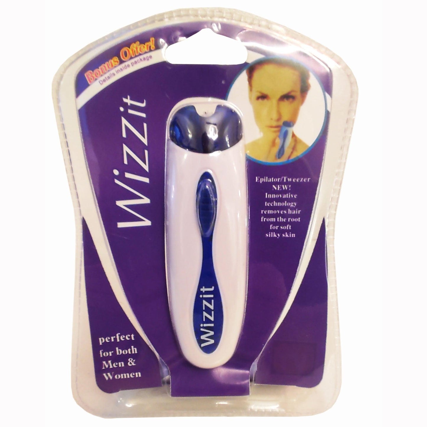 Womens Ladies Electric Wizzit Epilator Machine Facial Full Body Tweezers Clipper Hair Remover - Fabulous Corner