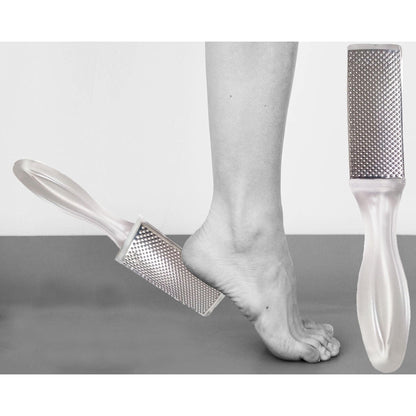 Pedicure Foot File Rasp Callus Dead Skin Remover Dry Hard Cracked Feet Heels Scrapper Rubber Tool Stainless Steel - Fabulous Corner