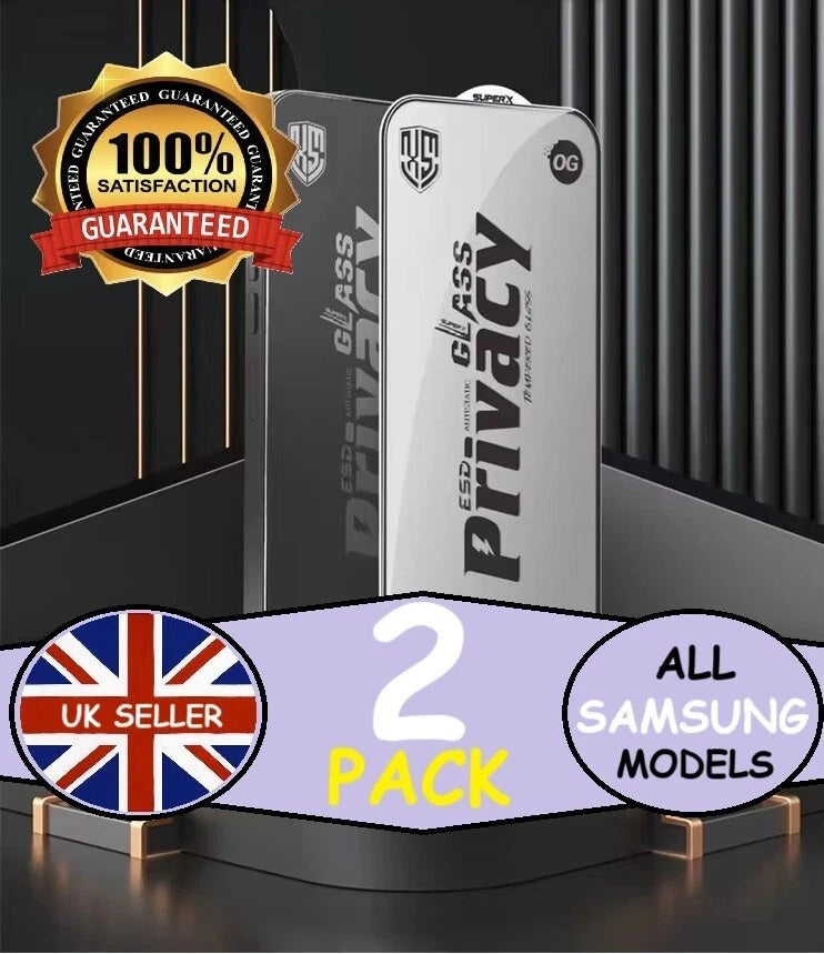 Premium 28° Privacy Screen Protector - ESD Anti-Static Tempered Glass with Dustproof Mesh