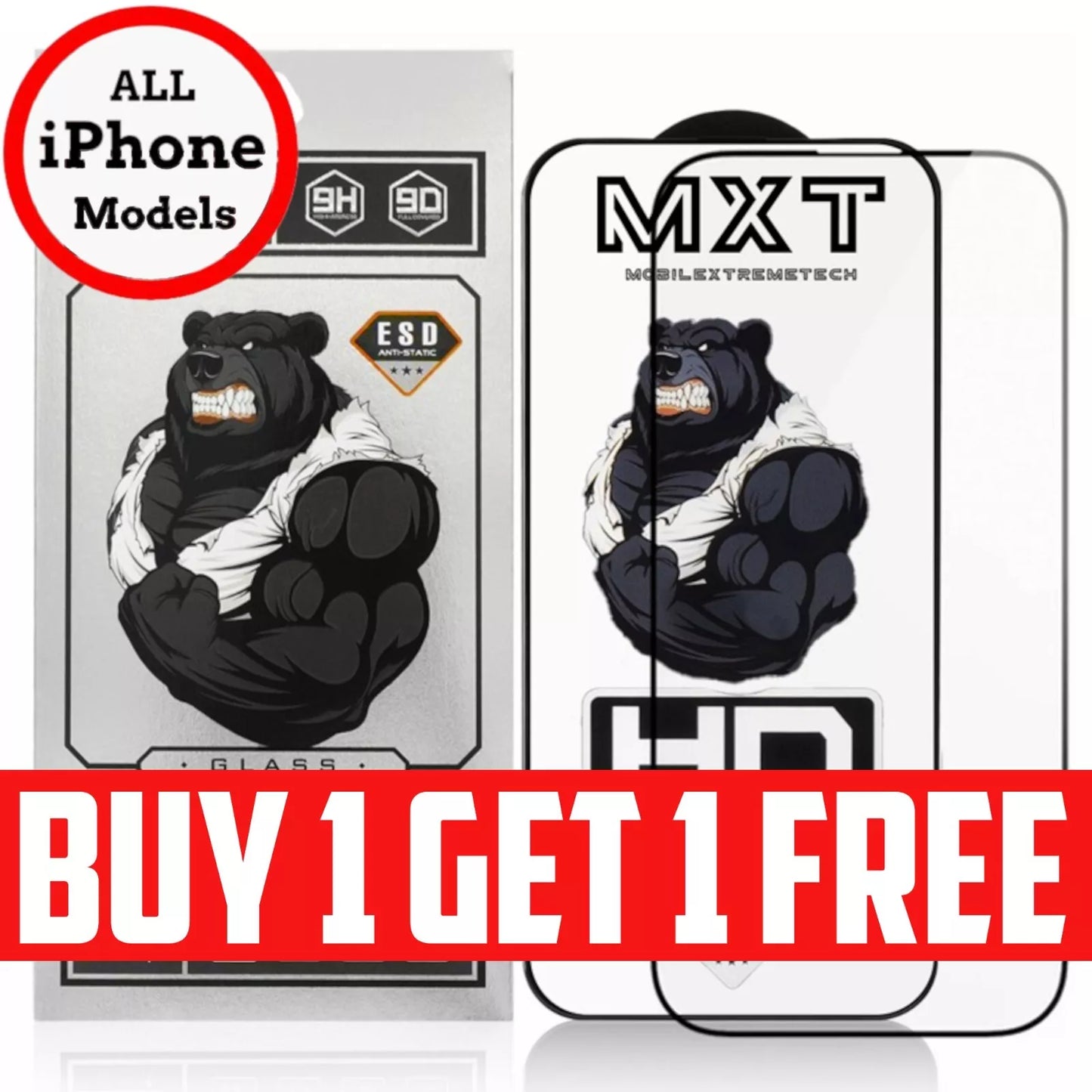 Premium ESD Anti-Static Tempered Glass Screen Protector  – 9H Hardness, Bubble-Free Installation UK Stock - Fast Delivery]